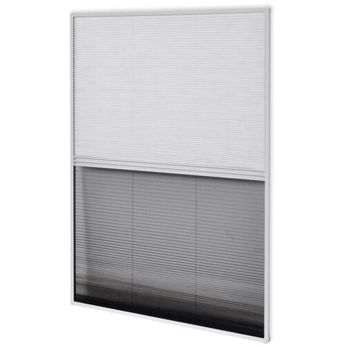  Plisse Mreža protiv insekata za prozor 160x80 cm Aluminij i žaluzina Slike