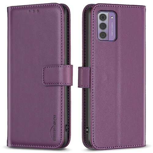 INORCO Ovitek za telefon za Nokio G42 Wallet Stand TPU+PU usnjena torbica za telefon, (22033220) Slike