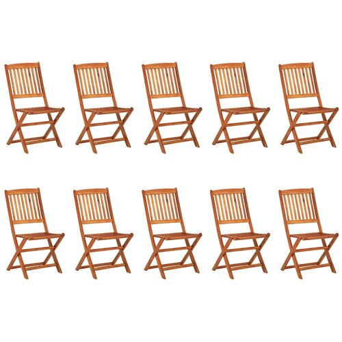  11-dijelni vrtni blagovaonski set 220x90x75 cm bagremovog drva Slike