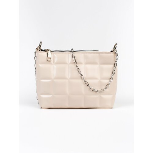Shelvt Cream quilted women's handbag Slike