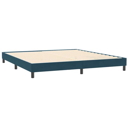 Box Spring krevet bez madracem tamnoplavi 200x220 cm bar&amp;scaron;un Slike