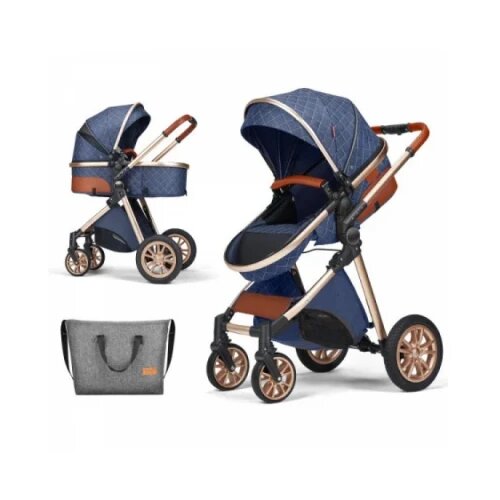 Thema decija kolica TS-002BTAMNO plava Slike