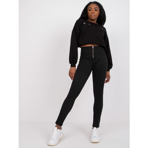 RUE PARIS Leggings-CA-LG-6247.19P-black Cene