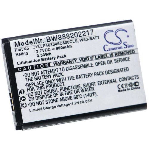 VHBW Baterija za Yealink W53 / W53P, 900 mAh Slike