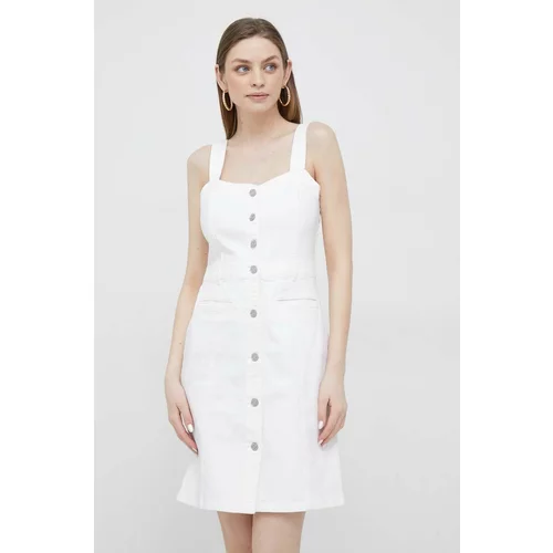 GAP Traper haljina boja: bijela, mini, ravna