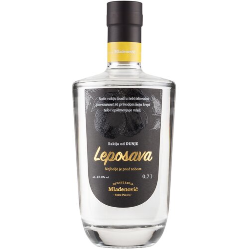 DESTILERIJA MLADENOVIĆ Rakija od dunje Leposava, 0.7l Cene