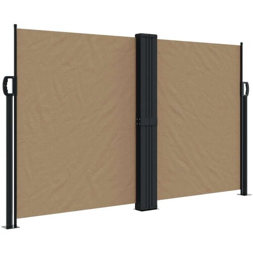  Uvlačiva bočna tenda smeđesiva 140 x 600 cm Slike