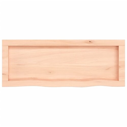  Zidna polica 80x30x(2-4) cm neobrađena masivna hrastovina Slike
