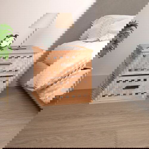 vidaXL Nočna omarica 34x34x34 cm trdna orehovina Cene
