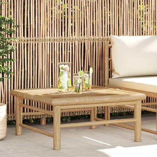  Vrtni stol 65 x 65 x 30 cm od bambusa Cijene