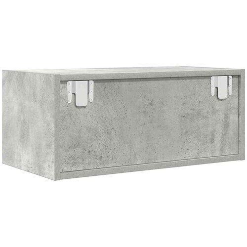 VidaXL TV ormarić boja betona 760x31x25,5 cm od konstruiranog drva Slike