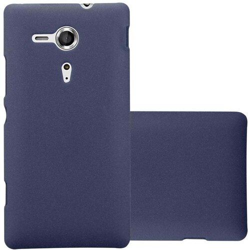 Cadorabo Case, združljiv s Sonyjem v Frosty Blue - Hard Case za&scaron;čitni pokrov v zmrznjenem videzu proti praskam in udarcem, (20564407) Cene