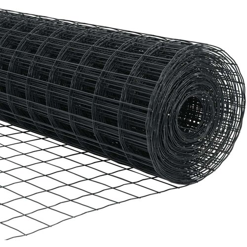 VidaXL Euro Ograda Siva 1.2x25 m Čelik Slike