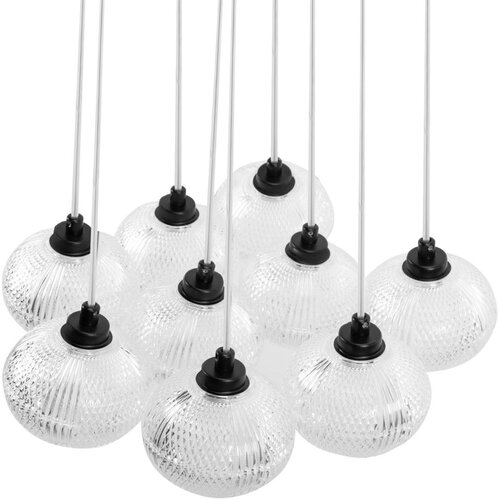 Toolight Viseća Lampa MS022-9CP Crna Slike