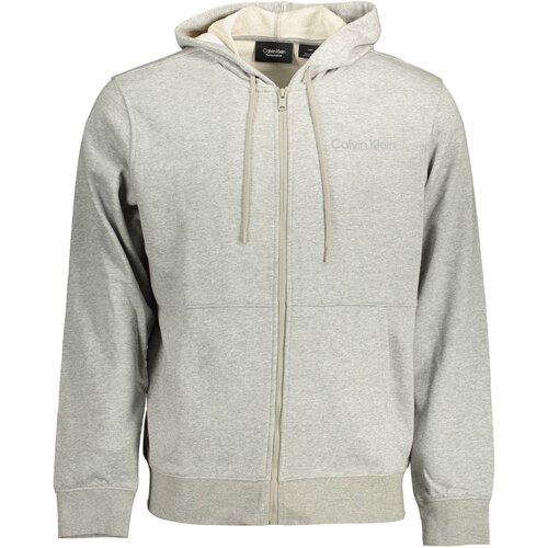 Calvin Klein SWEATSHIRT WITH ZIP MAN GRAY Slike