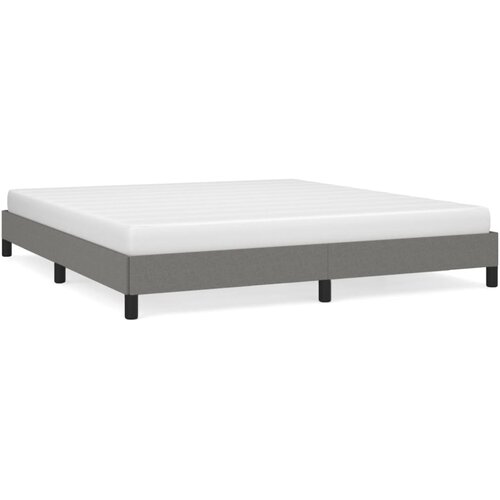 VidaXL Posteljni okvir temno siv 180x200 cm blago, (20646886) Slike
