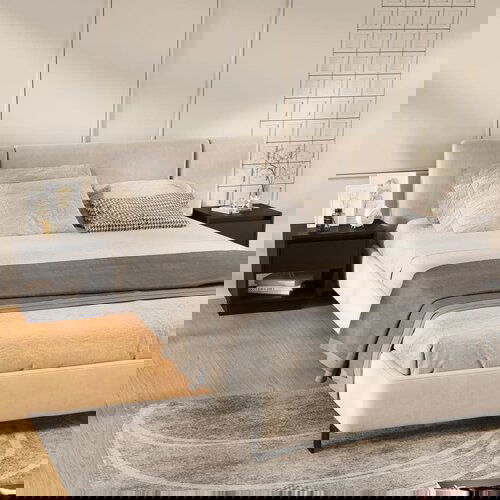 VidaXL noćni ormarići 2 kom crni 45 x 34 x 44 cm od iverice Slike
