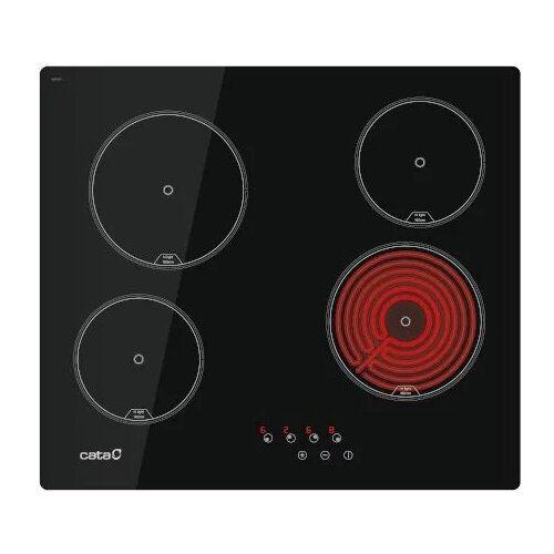 Cata TN 604 Black Built-in 59 cm Combi 4 zone(s) Slike