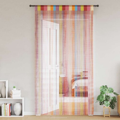 vidaXL Zavese iz nitk 2 kosa 140x250 cm večbarvne barve Cene