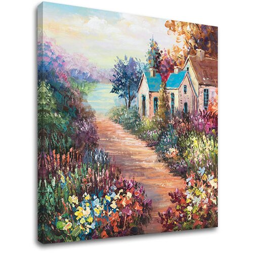  Slike na platnu pejsaž 1-delna XOBCHLN003 (galerija slik lipa) Slike
