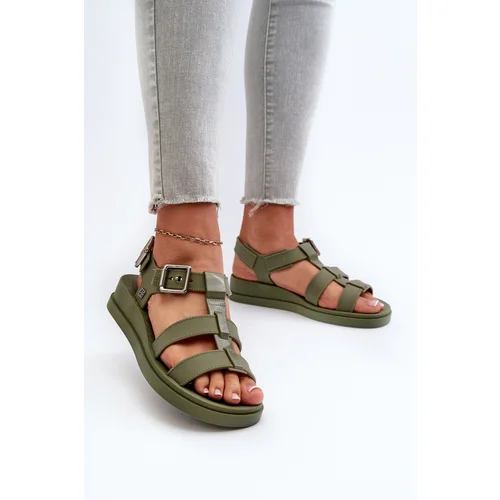 Kesi Women's Smooth Sandals ZAXY Green