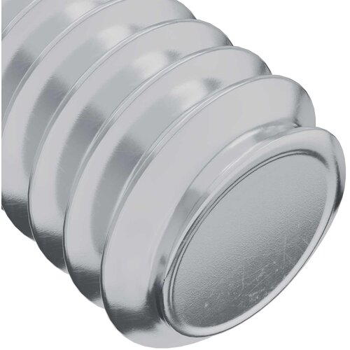  Vijak s plastičnom glavom 2 pcs Srebrno M6 x 15 mm Čelik Slike