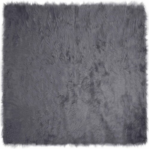  Tepih od umjetne ovčje kože TAFALLA Antracit 120 x 120 cm Slike