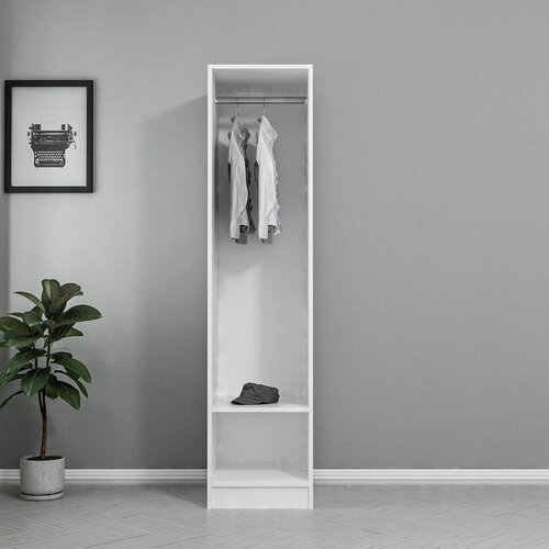 Hanah home kale 210 - white white wardrobe Cene