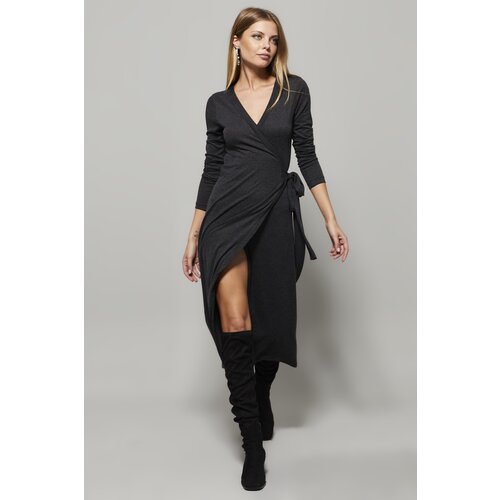 Cool &amp;amp; Sexy Women&amp;#039;s Anthracite Double Breasted Dress Slike