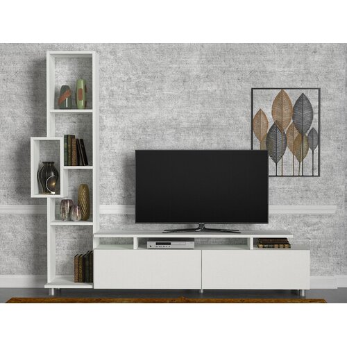 Hanah home TV komoda Tulip bijela Cene