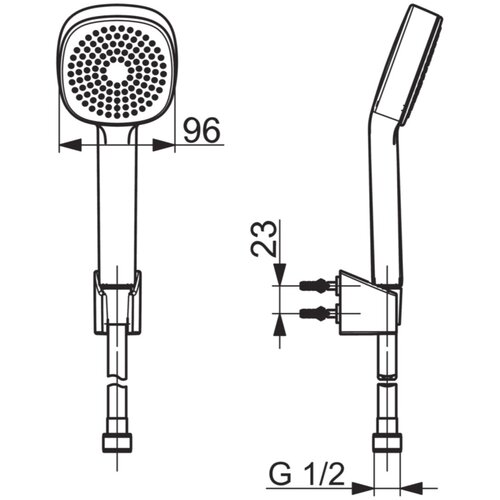 Hansa 44600113 basicjet tu&amp;scaron; set brez armature Slike
