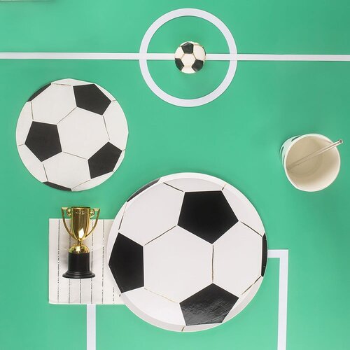 Meri Meri Papirnati prtički v kompletu 16 ks Soccer &amp;ndash; Slike