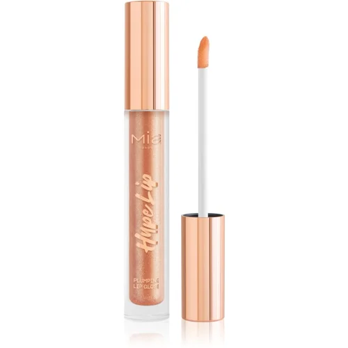 Mia Cosmetics Hype Lip dolgoobstojni sijaj za ustnice za volumen odtenek 08 Disco Peach 4.7 ml