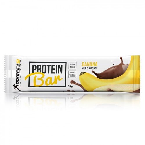 Proteini.si protein bar 55g banana milk chocolate Slike