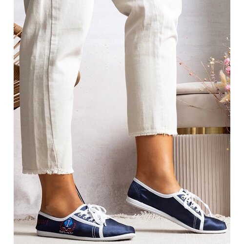 D/CEO Gemre Navy blue women&amp;#039;s sneakers Woodstock Slike
