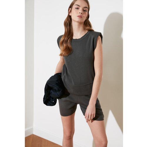 Trendyol Gray Knitwear Bottom-Top Tool Slike