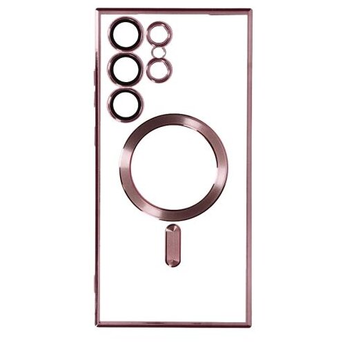 silikonska maska magsafe za samsung S25 ultra/ roze Slike