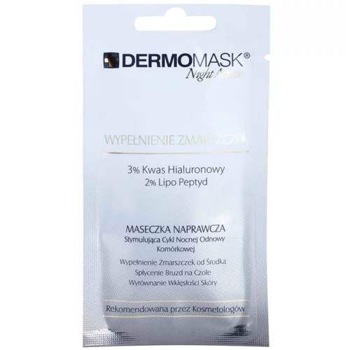 L´Biotica DermoMask Night Active maska za popunjavanje protiv dubokih bora 12 ml