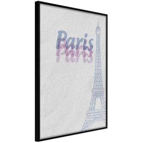  Poster - Pastel Paris 30x45