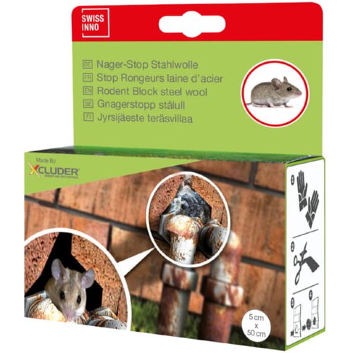 SWISSINO jeklena volna za zaščito pred glodavci swissinno solutions (50 cm, enostavna uporaba, okolju prijazna) Cene