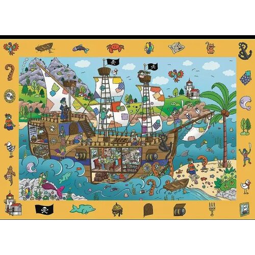 Trefl Puzzle Spy guy ship - 100 delova Slike
