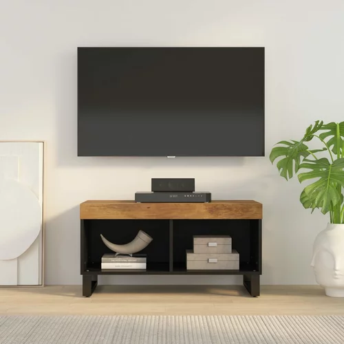 vidaXL TV omarica 85x33x43,5 cm trden mangov les