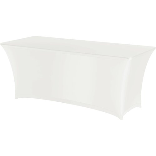 Hendi Pravokotni namizni prt brez likanja 183x760cm Jersey blago bel - 814420, (21383786) Cene