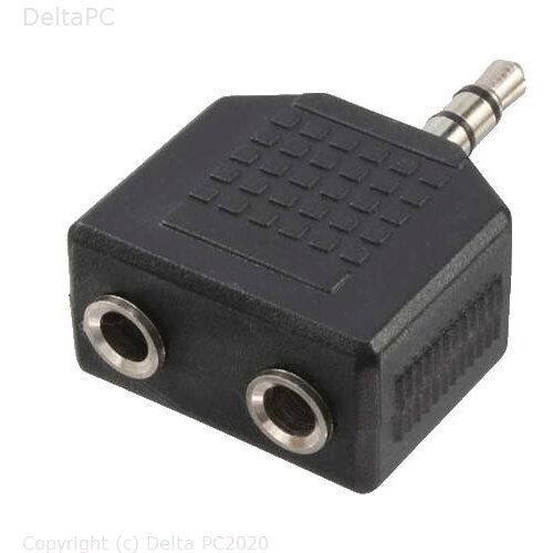 Logilink audio adapter 3.5mm to 2x3.5mm M/F CA1002 Slike