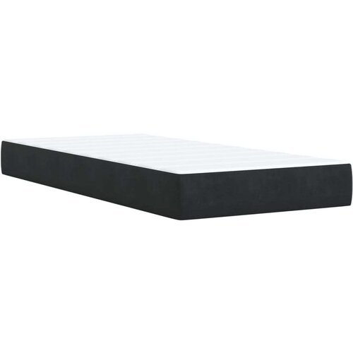 VidaXL box spring krevet s madracem crni 80 x 200 cm bar&amp;scaron;unasti Slike