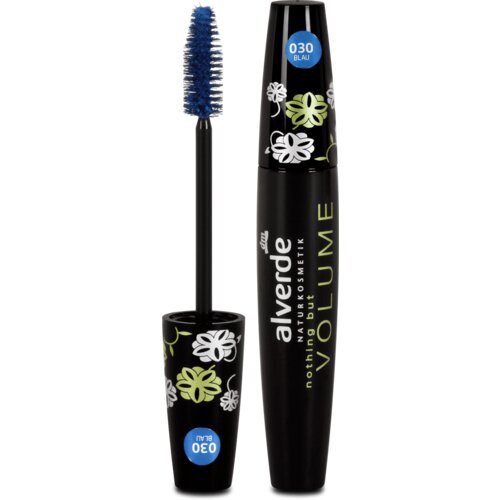 Alverde Naturkosmetik nothing but volume maskara- 030 plava 12 ml Cene