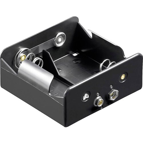 Goobay 11452 nosilec baterij 2x Mono (D) hitrosklopni priključek (D x &Scaron; x V) 73 x 71 x 31mm Držalo za baterijo D za 2 Mono (D x &Scaron; x V) 73 x 71, (20829215) Cene