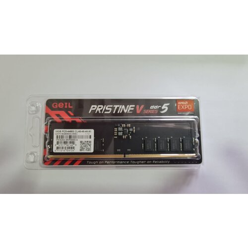 Geil ram DDR5 16GB 5600MHz CL46 GAP516GB5600C46SC pristine Slike