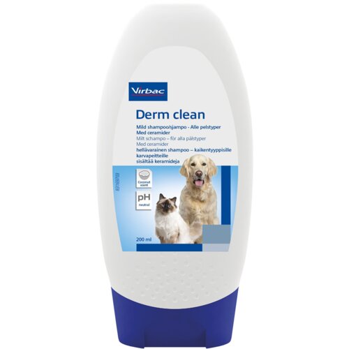 Virbac fiziološki šampon za pse i mačke derm clean 200ml Slike
