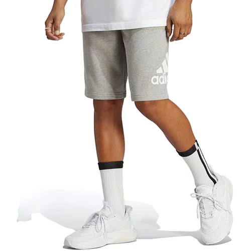 Adidas Športne kratke hlače Essentials Big Logo IC9403 Siva Regular Fit